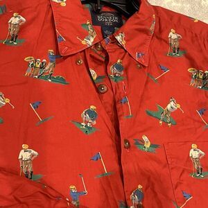 Vintage Kenneth Gordon Shirt Mens M Golf NOLA KSG Signature Imported Cotton